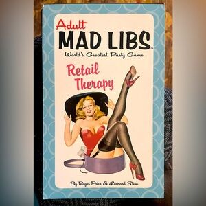 Party Girl (Adult Mad Libs) Retired Retro Vintage Mod Fem Pinup Cover (R)